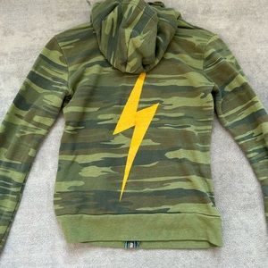 Aviator nation women size xs camo lightning bolt